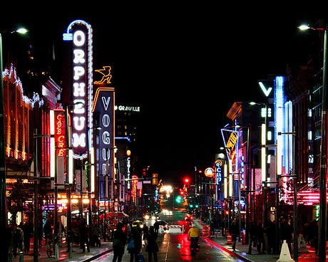 Granville Street Nightlife